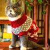 Cute Cat Sweater Costume Winter Warm Pet Clothes for Cats Katten Sphynx Pullover Mascotas Clothing Gatos Products for Animals