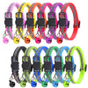 12 Colors Reflective Cats Bells Collars Adjustable Dog Leash Pet Collar for Cats and Small Dogs Pet Supplies