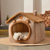 Foldable Sleeping Pet House Removable Washable Cat Cube Hide House Puppy Cave Sofa Pet Bed House for Small Dogs Medium Cats