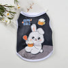 Summer Cat Puppy Clothes Cartoon Print Pet Sleeveless Vest for Small Dogs Cats Kitten Sphynx Clothing roupa para gato