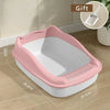 Cat Litter Box Small Size Pet Sandbox for Kitty Anti-Splash Cats Toilet