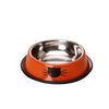 Cat Food Bowl Stainless Steel Kitten Cat Feeder Water Bowl With Non-Slip Rubber Base Small Pet Bowl Cat Accessories Pet Supplies