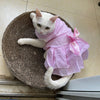 Cat Puppy Princess Dress Summer Pet Clothes Striped Plaid Dresses with Bow for Cats Kitten Rabbit Sphynx Clothing ropa para gato