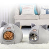 Winter Warm And Cold Proof Cat Bed Cozy Cat Cave Bed Cat Tent With Removable Cushion Pillow Cat Head Shape Cute Pet Supplies