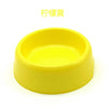 Nordic Style Pet Plastic Bowl Solid Color Simple Round Mouth Dog Bowl Small Fresh Dog Food Set Cat Pet Bowl Dog Accessories