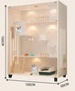 Cream-style Cat Cage for Pet Shop Density Board Cat House Double-layer Large Space Glass Door Light Luxury Simple Cage for Cats