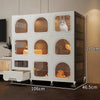 Transparent Cat Cages Home Indoor Multi-storey Pet Villa Cat Litter One Super Large Space Cat Cage House Pet Product E