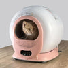 Automatic cleaning cat litter box, app controlled automatic cat litter box automatic cleaning, all cat litters can be used.