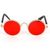 Cute Vintage Round Cat Sunglasses Pet Photos Props Reflection Eyewear Glasses for  Cats Small Dog Pet Dog Cat Accessories