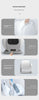 Automatic cleaning cat litter box, app controlled automatic cat litter box automatic cleaning, all cat litters can be used.