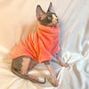 Sphynx Cat Sweater Coat Turtleneck Winter Warm Hairless Cat Clothes Soft Fluff Pullover Shirt Puppy Jacket Chihuahua Clothing