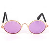 Cute Vintage Round Cat Sunglasses Pet Photos Props Reflection Eyewear Glasses for  Cats Small Dog Pet Dog Cat Accessories