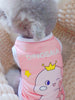 Summer Cat Puppy Clothes Cartoon Print Pet Sleeveless Vest for Small Dogs Cats Kitten Sphynx Clothing roupa para gato