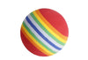 Rainbow EVA Cat Toys Ball Interactive Cat Dog Play Chewing Rattle Scratch EVA Ball Training Balls Pet Toys Supplies