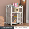 Cat Cage with Super Large Free Space Cat Cages Villa on The Third Floor with Separate Toilets Dog Cage Home Use Pet Nest House