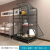 Cat Cage with Super Large Free Space Cat Cages Villa on The Third Floor with Separate Toilets Dog Cage Home Use Pet Nest House