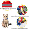 12 Colors Reflective Cats Bells Collars Adjustable Dog Leash Pet Collar for Cats and Small Dogs Pet Supplies