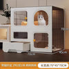 Transparent Cat Cages Home Indoor Multi-storey Pet Villa Cat Litter One Super Large Space Cat Cage House Pet Product E