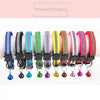 12 Colors Reflective Cats Bells Collars Adjustable Dog Leash Pet Collar for Cats and Small Dogs Pet Supplies