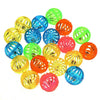 Colourful Pet Cat Kitten Play Balls with Jingle Lightweight  Bell Pounce Chase Rattle Toy for Cat Toy Pet Toys