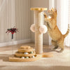 Cat scratch board is wear-resistant and does not shed debris. Cat scratch column is made of sisal hemp, and cat toys are used to