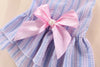 Cat Puppy Princess Dress Summer Pet Clothes Striped Plaid Dresses with Bow for Cats Kitten Rabbit Sphynx Clothing ropa para gato