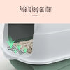 Closed Cat Litter Box Full Anti-sprinkle Deodorizing Cat Toilet Two-way Shovel Large Capacity Cat Litter Box Closed Sandbox