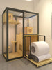 Panoramic Villa House Household Cage Solid Wood Villa Large Indoor Cabinet Luxury Glass Cat Room