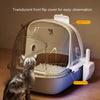 Warming Cat Litter Box Oversized Enclosed Cat Toilet Cat Poop Box Drawer Style Flip Cover Splash Proof And Odor Proof Cat Supply