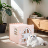 Plastic Feral Cat Shelter Waterproof Pet Shelter for Cats with Escape Door Indoor Cat House for Outdoor Indoor