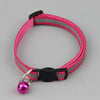 12 Colors Reflective Cats Bells Collars Adjustable Dog Leash Pet Collar for Cats and Small Dogs Pet Supplies