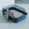 Cat Litter Box Semi-enclosed Sandbox for Cats Rabbit Small Animals Cat Tray Kittens Litter Bedpans Pet Supplies