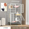 Cat Cage with Super Large Free Space Cat Cages Villa on The Third Floor with Separate Toilets Dog Cage Home Use Pet Nest House