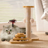 Cat scratch board is wear-resistant and does not shed debris. Cat scratch column is made of sisal hemp, and cat toys are used to