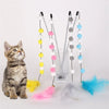 Funny Kitten Cat Teaser Interactive Toy Rod With Bell And Toys For Cats Teaser Interactive Toy Rod Pet Cats Toys Stick