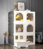 Transparent Cat Cages Home Indoor Multi-storey Pet Villa Cat Litter One Super Large Space Cat Cage House Pet Product E