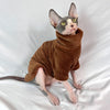 Sphynx Cat Sweater Coat Turtleneck Winter Warm Hairless Cat Clothes Soft Fluff Pullover Shirt Puppy Jacket Chihuahua Clothing