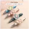 New Cute Flower Pet Cat Cat Collar Traction Cute Cartoon Flower Bell Collar Cat Necklace Small Dog Dog Supplies