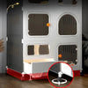 Transparent Cat Cages Home Indoor Multi-storey Pet Villa Cat Litter One Super Large Space Cat Cage House Pet Product E