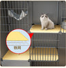 modern Iron mesh Cat Cages multi-layer space Cat Villa with Litter box Toilet pet Cage for Cats Indoor Luxury Cat house Dog Cage