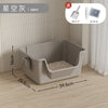 Splash-proof Oversized Cat Litter Box Semi-closed Open Pet Toilet Big Mac Cat Litter Box Pet Supplies