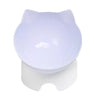 Plastic Tilted Elevated Cat Bowl Tilted Antichoking Pet Protector Feeder Bottom High Bowl Pet Neck Protection Feeding Bowl