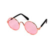 Cute Vintage Round Cat Sunglasses Pet Photos Props Reflection Eyewear Glasses for  Cats Small Dog Pet Dog Cat Accessories