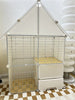 Cat Cage Anti-jailbreak Home Indoor Cat House with Cat Litter Basin Toilet Super Large Space Multi-storey Cat Villa Pet Supplies