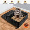 Outdoor Foldable Cat Litter Box Portable Folding Travel Pet Litter Box Dog Toilet Tray Folding Cat Litter Potty Waterproof