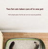 Open Cat Litter Box Thickening Pet Cat Toilet Semi-enclosed High Side Splashproof Pet Bedpans with Litter Scoop Cat Supplies