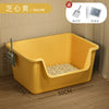 Splash-proof Oversized Cat Litter Box Semi-closed Open Pet Toilet Big Mac Cat Litter Box Pet Supplies