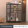 Cat Cage with Super Large Free Space Cat Cages Villa on The Third Floor with Separate Toilets Dog Cage Home Use Pet Nest House