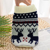 Popular Elk Print Cat Puppy Sweater Autumn Winter Pet Clothes Coat for Small Dogs Cats Cute Warm Clothing Kitten Costume