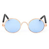 Cute Vintage Round Cat Sunglasses Pet Photos Props Reflection Eyewear Glasses for  Cats Small Dog Pet Dog Cat Accessories